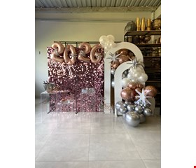 Decoração Adulto - Réveillon Prata, Rosê & Branco IV