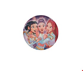 Painel Redondo Tecido Sublimado - Guerreiras do K-pop 1,50mD