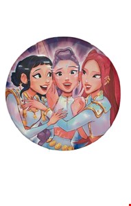 Painel Redondo Tecido Sublimado - Guerreiras do K-pop 1,50mD