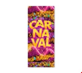 Capa de Painel Vertical Reto - Carnaval com confete 2,20mA X 0,90mL 