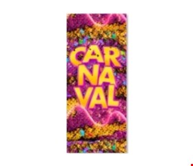 Capa de Painel Vertical Reto - Carnaval com confete 2,20mA X 0,90mL 