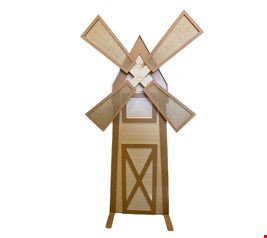 Painel Moinho Marrom (hélice giratória) 2,20cmA 80cmL Painel Moinho Marrom (hélice giratória) 2,20cmA 80cmL