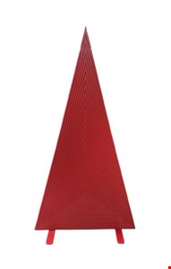 Painel Triângulo Ripado Vermelho 2,0cmA Painel Triângulo Ripado Vermelho 2,0cmA