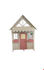 Painel Casa de Boneca em Madeira Bege e Rosa 2,37cmA 1,60cmL Painel Casa de Boneca em Madeira Bege e Rosa 2,37cmA 1,60cmL