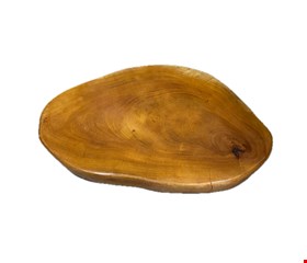 Tábua Bandeja de Madeira Orgânica 45cmD