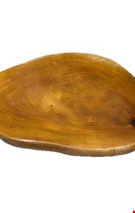 Tábua Bandeja de Madeira Orgânica 45cmD