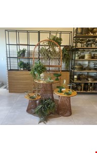 Decoração Adulto - Vime Tropical Verde I Decoração Adulto - Vime Tropical Verde I