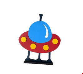 Temático Astronauta - Placa Nave Espacial M Temático Astronauta - Placa Nave Espacial M