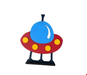 Temático Astronauta - Placa Nave Espacial M Temático Astronauta - Placa Nave Espacial M