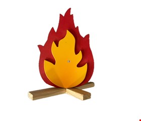 Temático São João - Placa Fogueira M