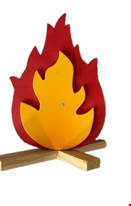 Temático São João - Placa Fogueira M