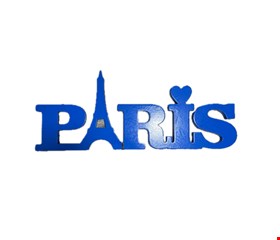 Placa París Azul G