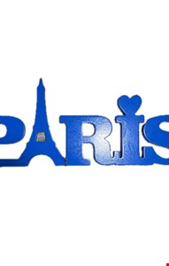 Placa París Azul G