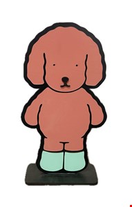 Temático Bobbie Goods - Placa Cachorro Marrom M