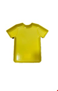 Temático Futebol - Bandeja Camisa Amarela 21cmL 22cmC Temático Futebol - Bandeja Camisa Amarela 21cmL 22cmC