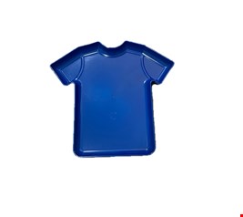 Temático Futebol - Bandeja Camisa Azul 21cmL 22cmC Temático Futebol - Bandeja Camisa Azul 21cmL 22cmC