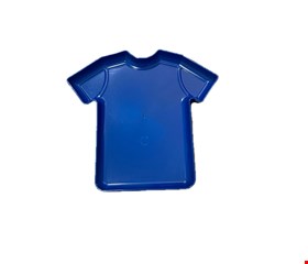 Temático Futebol - Bandeja Camisa Azul 21cmL 22cmC
