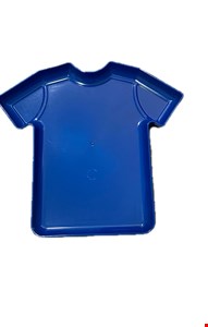 Temático Futebol - Bandeja Camisa Azul 21cmL 22cmC