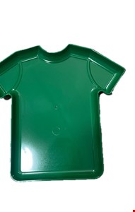 Temático Futebol - Bandeja Camisa Verde 21cmL 22cmC