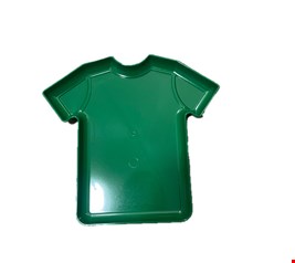 Temático Futebol - Bandeja Camisa Verde 21cmL 22cmC Temático Futebol - Bandeja Camisa Verde 21cmL 22cmC