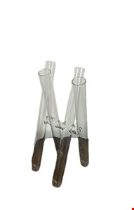 Vasos Cilindro em X Vidro 24cmA