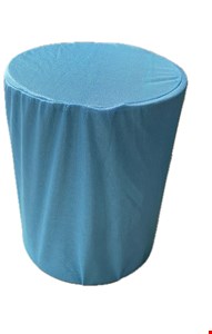 Capa de Cilindro Brilho Azul Claro P 40x45 
