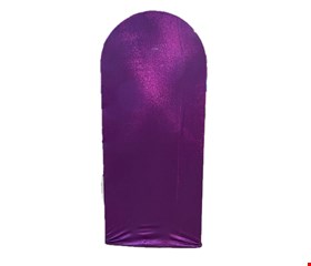 Capa Painel Vertical Oval Brilho Roxo 2,20cmA x 0,70cmL