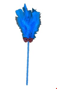 Temático Carnaval - Varinha Pena Azul P