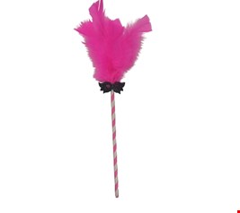 Temático Carnaval - Varinha Pena Rosa P