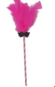 Temático Carnaval - Varinha Pena Rosa P