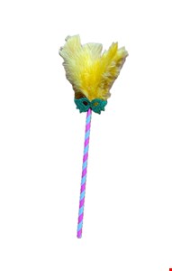 Temático Carnaval - Varinha Pena Amarela P 