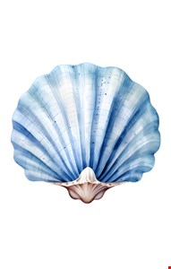 Totem Temático Fundo do Mar - Concha 50cmD