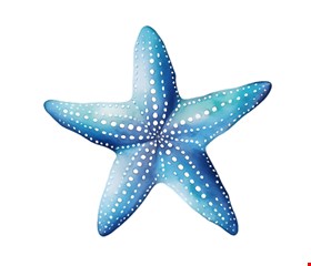 Totem Temático Fundo do Mar - Estrela do Mar 50cmL
