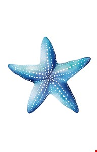 Totem Temático Fundo do Mar - Estrela do Mar 50cmL