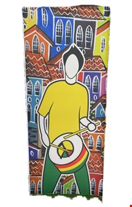 Capa de Painel Vertical Reto - Carnaval Olodum Tambor 2,20mA X 0,90mL