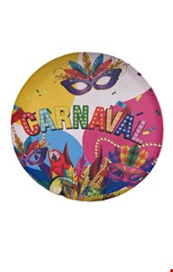Painel Redondo Tecido Sublimado - Carnaval Tropical 1,50mD 