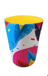 Capa de Cilindro Tecido Sublimado - Carnaval Penas Tropical M 60X45