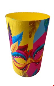 Capa de Cilindro Tecido Sublimado - Carnaval Máscara Tropical G 80X50