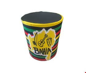 Capa de Cilindro Tecido Sublimado - Carnaval Olodum P 40x45 