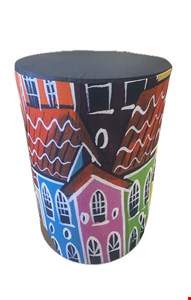 Capa de Cilindro Tecido Sublimado - Carnaval Olodum M 60X45 