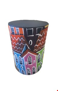 Capa de Cilindro Tecido Sublimado - Carnaval Olodum M 60X45 