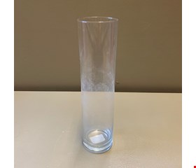 Vaso Cilindro Vidro 8cmD 18cmA 