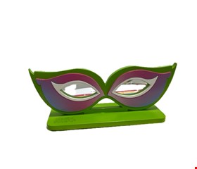 Temático Carnaval - Placa Máscara Verde e Rosa P 