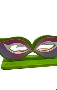 Temático Carnaval - Placa Máscara Verde e Rosa P 