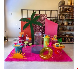 Decoração Adulto - Pool Party / Praia Tropical X 