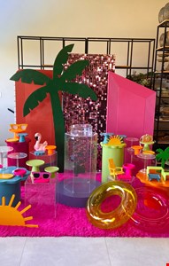 Decoração Adulto - Pool Party / Praia Tropical X 