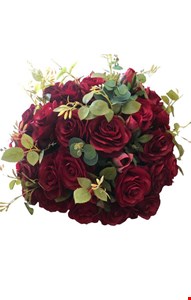 Arranjo Vermelho Rosas E Botões Eucalipto GG 