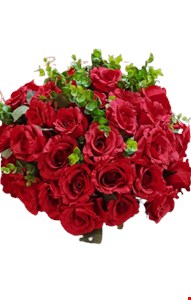 Arranjo Permanente Vermelho com Galhos Verde GG