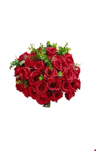 Arranjo Permanente Vermelho com Galhos Verde GG