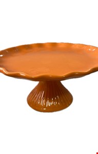 Suporte Gomado Laranja Pé Canelado 12cmA 23cmD